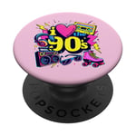 Vintage 90s Party Outfit Men Women Eighties I Love The 90s PopSockets Adhesive PopGrip