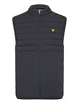 Hybrid Double Baffle Gilet Black Lyle & Scott Sport