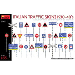 ITALIAN TRAFFIC SIGNS 1930-40s KIT 1:35 Miniart Kit Diorami Modellino