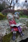 97308  FIGURINE 2 TROLL AMOUREUX  ASSIS  LUTIN PIXIE  ELFE FARFADET KORRIGAN