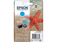 Epson 603XL Cyan Starfish High Yield Genuine, Ink Cartridge Cyan XL High Capacit