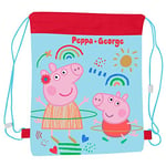 PeppaPig Children's Character Pull String School Gym Shoe Swim P.E. Bag