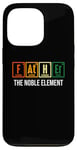 iPhone 13 Pro Father The Noble Element Funny Retro Science Fathers Day Case