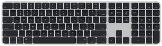 Apple Magic Keyboard + Touch ID + Numpad (ruotsi, mustat näppäimet)