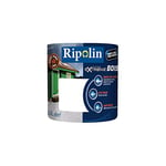 RIPOLIN - Peinture pour Bois Intérieur/Extérieur - Sans Sous-couche Ultra-couvrant - Résiste aux Intempéries, UV et Chocs - Protège et Magnifie - Lessivable - Satin - 0,5L - Blanc