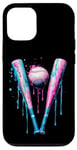 iPhone 12/12 Pro Sprinkles Drip Baseball Bat Art for Baseball Fans Design Case