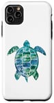 Coque pour iPhone 11 Pro Max Save The Turtles Tortue de mer Animaux Océan Tortue de mer