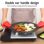 Korean Grill Pan With Non Stick 6 Layer Coating For Gas Cooker Round Double