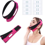 Double Menton,Masque Double Menton Amincissant,Double Menton R¿¿Ducteur,Lift Double Menton,Masque Double Menton,V Lifting Visage,Face Lift Belt,V Line Masque,Ceinture Anti-Rides,Bandage Lifting Visage