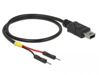 Delock USB/strøm-kabel - mini-USB Type B til 2-pins USB-header - 30 cm