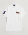 Polo Ralph Lauren Custom Slim Fit Match Club Polo White