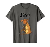 Smilealottees Funny Jane Doe Dear Pun Cartoon T-Shirt