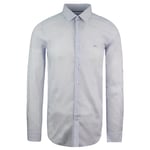 Lacoste Slim Fit Mens Light Blue Shirt Cotton - Size X-Large