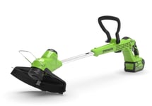 Greenworks, G40ltk2, Trimmer, 40V, Frontmonteret, M/2Ah Batteri Og Lader