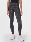 Sweaty Betty Zero Gravity Run Sports Leggings, Grey Leopard Print