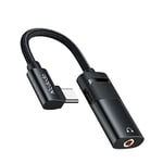 mcdodo USB-C vers AUX Mini Jack 3,5 mm + Adaptateur USB-C, CA-1880 (Noir)