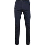 Pantalon Mac  Chino Griffin Bleu Foncé