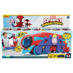 Spidey et ses Amis Extraordinaires, quartier général Arachno-mobile 2 en 1, jouet préscolaire, dès 3 ans, 60 cm de haut