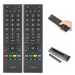 2Pcs Ct-90326 Wireless Tv Remote Control Television Controller Sensitive Bu UK