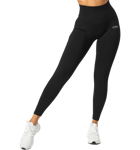 Icaniwill W Ribbed Define Seamless Pocket Tights Uusimmat BLACK