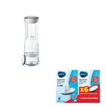 Bouteille filtrante Brita Gris Pastel + 7 filtres MicroDisc inclus