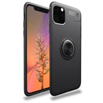 iPhone 11 Pro - Ring Skal - Funkar med magnethållare - Svart Black Svart