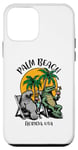 Coque pour iPhone 12 mini Palm Beach Florida USA Motif crocodile lamantin amusant