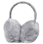 Justay Comf Cache-Oreilles Femme Homme Hiver Chauds Léger Cadeau Noël Fleece Ear Warmers Fourrure Peluche Extérieur Doux