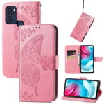 Téléphone Housse SAMSUNG GALAXY A33 5G ONLY, Bonne PU Cuir Etui Antichoc Flip Housse Etui SAMSUNG GALAXY A33 5G ROSE