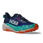 Hoka Speedgoat 6 WIDE Dame Varsity Navy / Meteor, 40 2/3