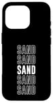 Coque pour iPhone 16 Pro Vêtements Sable Sable