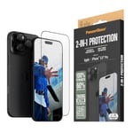 iPhone 16 Pro Max PanzerGlass 2-i-1 Bundle m. EasyAligner - Skärmskydd (UWF) / Kameraskydd - Genomskinlig / Svart