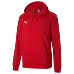 PUMA Hettegenser teamGOAL 23 Casuals - Rød/Hvit, størrelse Medium