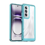 Oppo Reno 12 Soft Gel Bumper Case [Clear Blue]