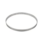 Gobel 834990 Cercle à Tarte Haut Inox Bords roulés 28 cm, Argent Métallique