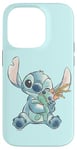 iPhone 14 Pro Disney Lilo & Stitch Ohana Means Family Cute Hug Sketch V2 Case