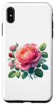 Coque pour iPhone XS Max Rose de jardin imprimé graphique fille