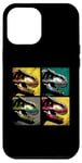 Coque pour iPhone 12 Pro Max T-Rex Pop Art – Vintage T-Rex Dino Dinosaur Lover