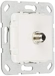 Gira 565003 Sat F Prise Adaptateur mâle/Femelle pour câble Satellite Blanc Pur