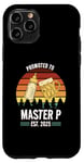 Coque pour iPhone 11 Pro Funny New Grandpa Design - Promoted to Master P 2025