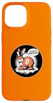 iPhone 15 Follow the Orange Rabbit - Bitcoin Cryptocurrency Crypto Case