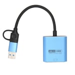 USB till HD Multimedia Interface-adapter Inbyggd Flash-drivrutin USB 3.0 för Windows 10 11 7 8 för OS X 10.14