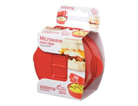 Sistema Microwave Easy Eggs Poacher Cooker Scrambled Egg Omelette Maker 270ml