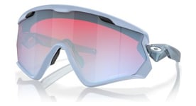 Lunettes oakley wind jacket 2 0 matte trans stonewash  prizm snow sapphire  ref  oo9418 2745