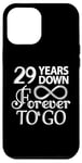 iPhone 12 Pro Max 29 Years Down Forever To Go - 29th Wedding Anniversary Day Case