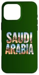 Coque pour iPhone 16 Pro Max Tenue de voyage de vacances en Arabie Saoudite