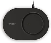 Ember Temperature Control Smart Travel Mug 2 Charging Coaster, Black - Improved