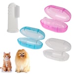 Pet Finger Toothbrush Soft Silicone Dog Tooth Cleaner Cat Teeth Cleaning