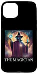 Coque pour iPhone 15 Plus Carte de tarot magicien, amateurs de cartes de tarot, lecteurs de tarot