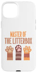 iPhone 15 Plus Master of the Litterbox Cat Dad Case